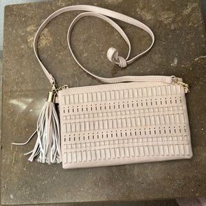 Pink intricate crossbody